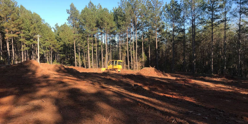 Land Grading in Boiling Springs, South Carolina